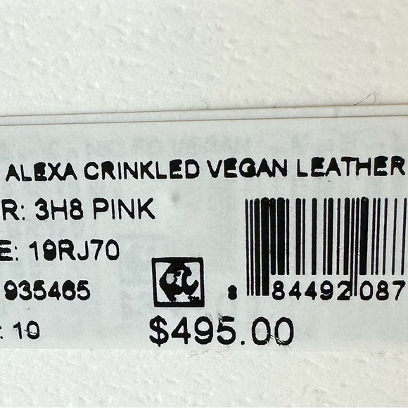 Milly Alexa Crinkled Vegan Leather Blazer NWT - Picture 8 of 9